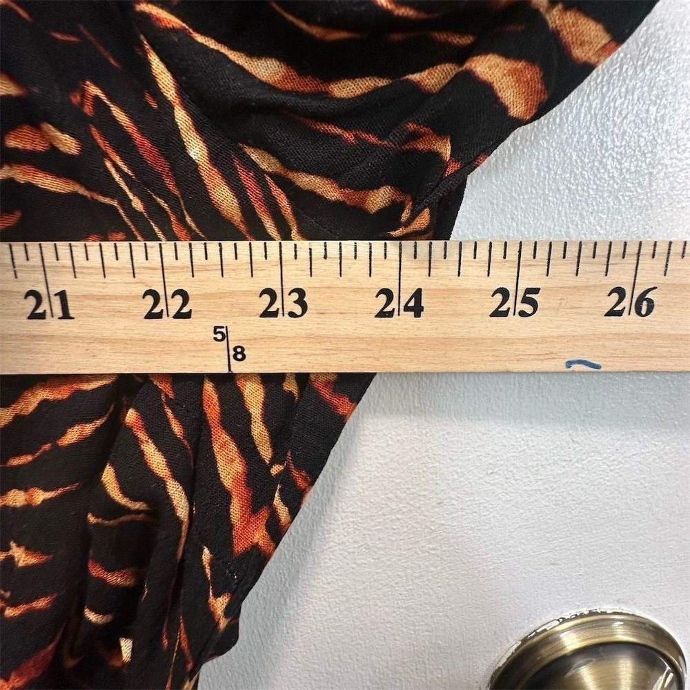 NWT New Look‎ Women's 3X Brown Animal Print Button-Up Dress Y2K Grunge Indie - Picture 9 of 11